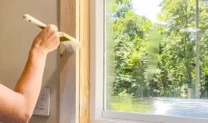  How can painting window trims a slightly contrasting colour frame outside views more nicely