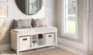  How can placing a full-length mirror in the right spot make a compact bedroom feel more open