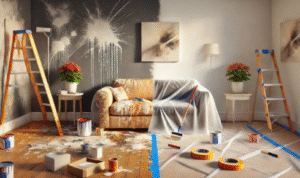 How can testing paint next to existing furniture help you avoid colour clashes you didn’t expect