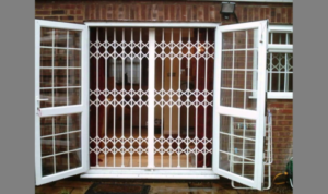 iron windows.